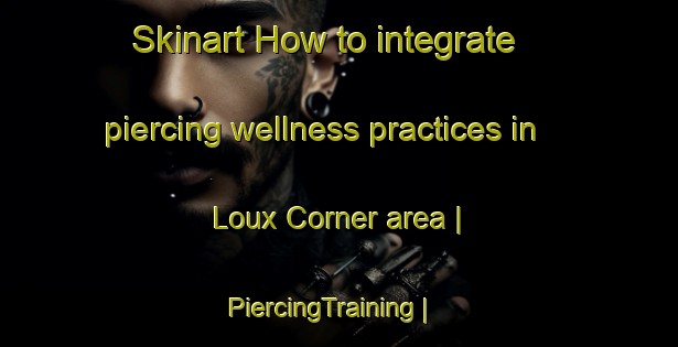 Skinart How to integrate piercing wellness practices in Loux Corner area | PiercingTraining | PiercingClasses | SkinartTraining-United States